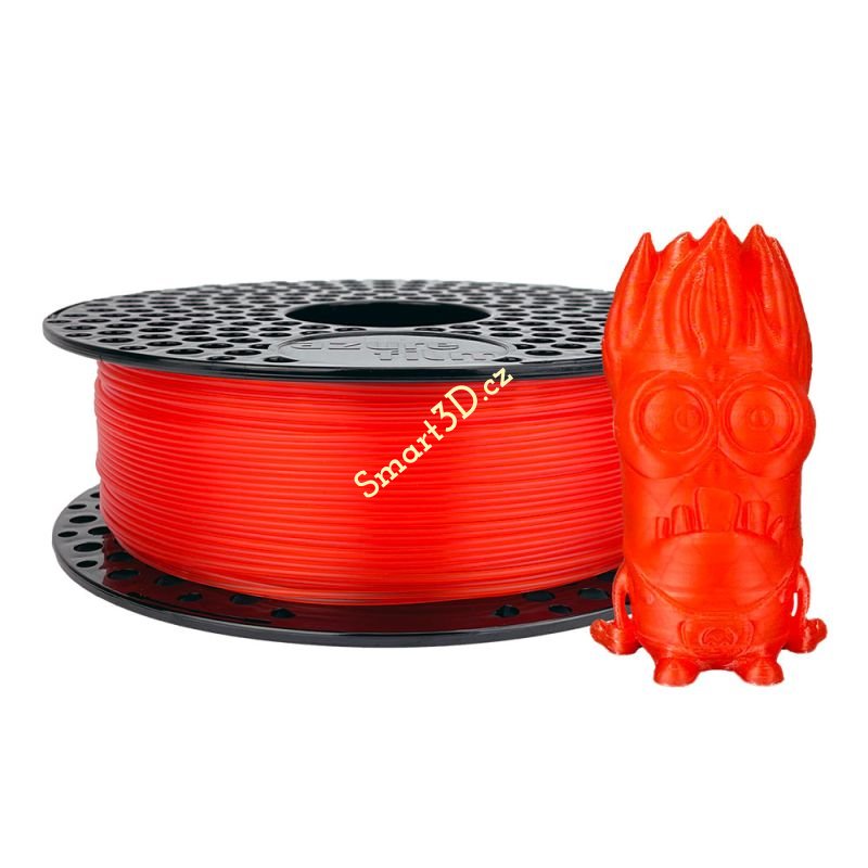 Filament AzureFilm / PLA / ČERVENÁ TRANSPARENTNÍ / 1,75 mm / 1 kg.