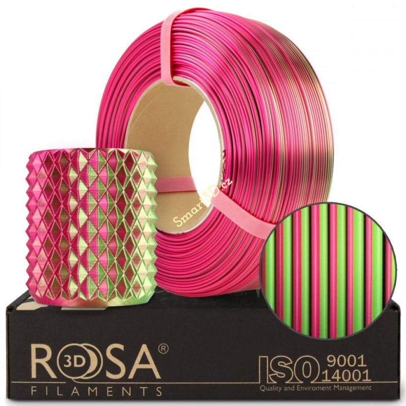 ReFill ROSA3D / PLA MAGIC SILK / DRAGON FRUIT / 1,75 mm / 1 kg