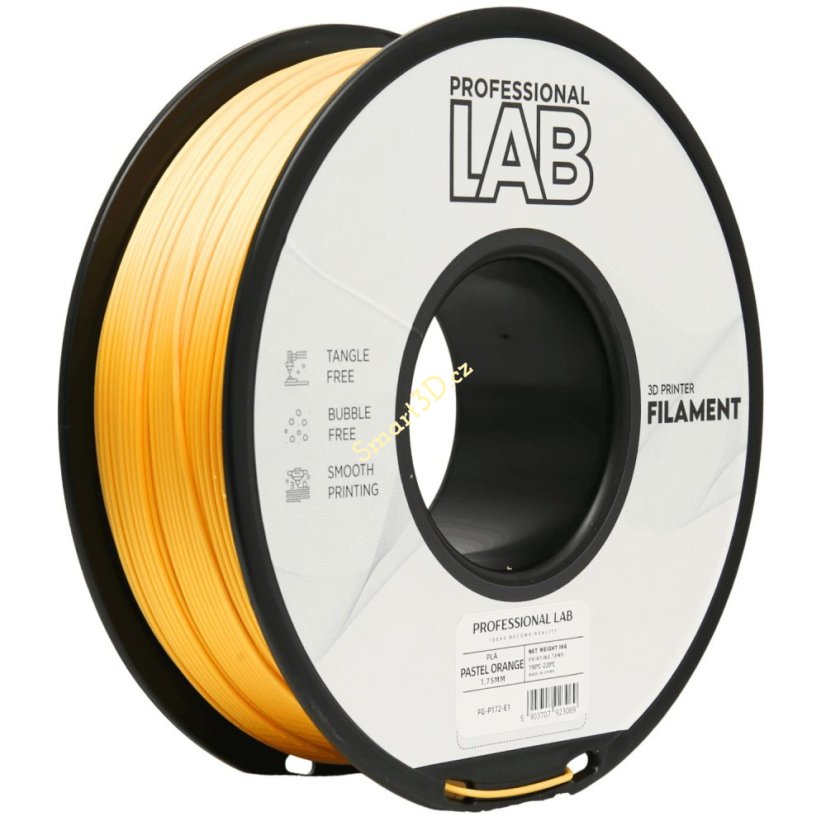 Filament PROFESSIONAL LAB / PLA Pastel / ORANŽOVÁ / 1,75 mm / 1 kg
