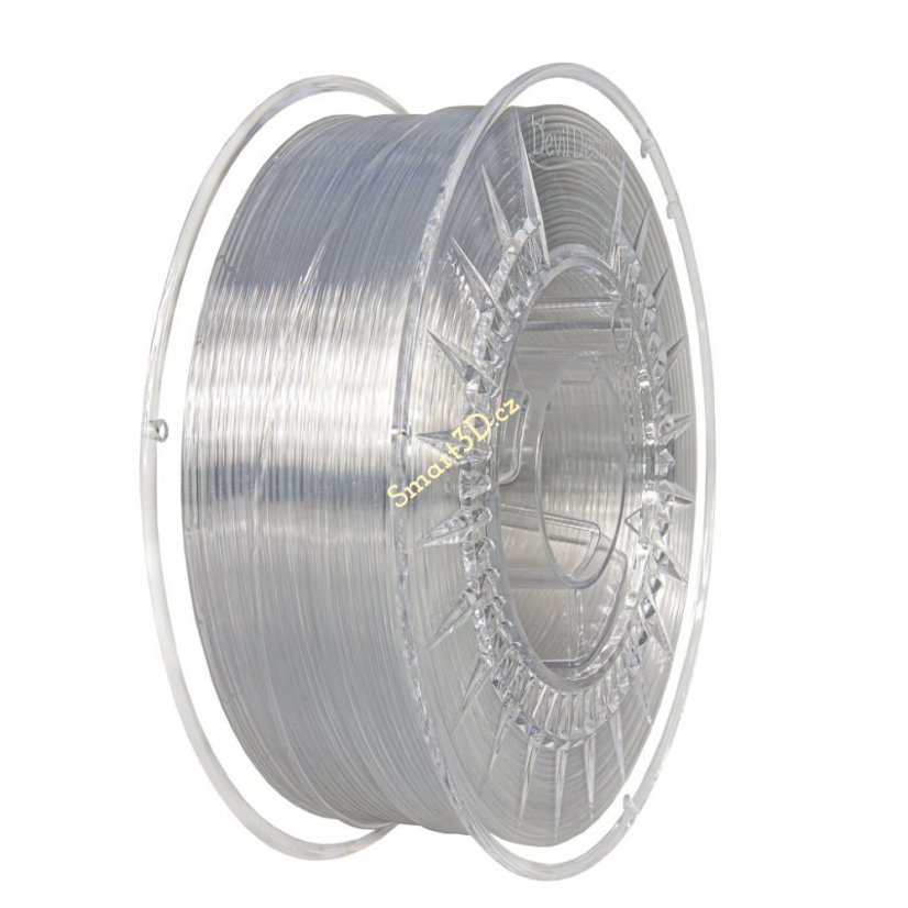 Filament DEVIL DESIGN / PETG / TRANSPARENT / 1,75 mm / 1 kg.