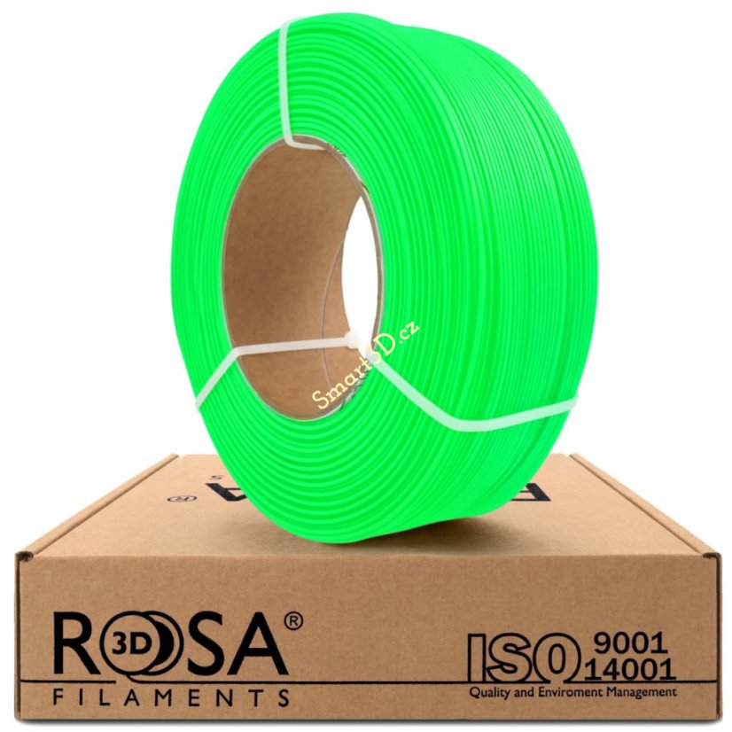 ReFill ROSA3D / PLA Starter / NEONOVĚ ZELENÁ / 1,75 mm / 1 kg