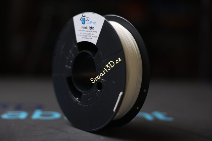 Filament 3DLabPrint / FLEXI LIGHT LW / WHITE 1,75 mm / 330 g.