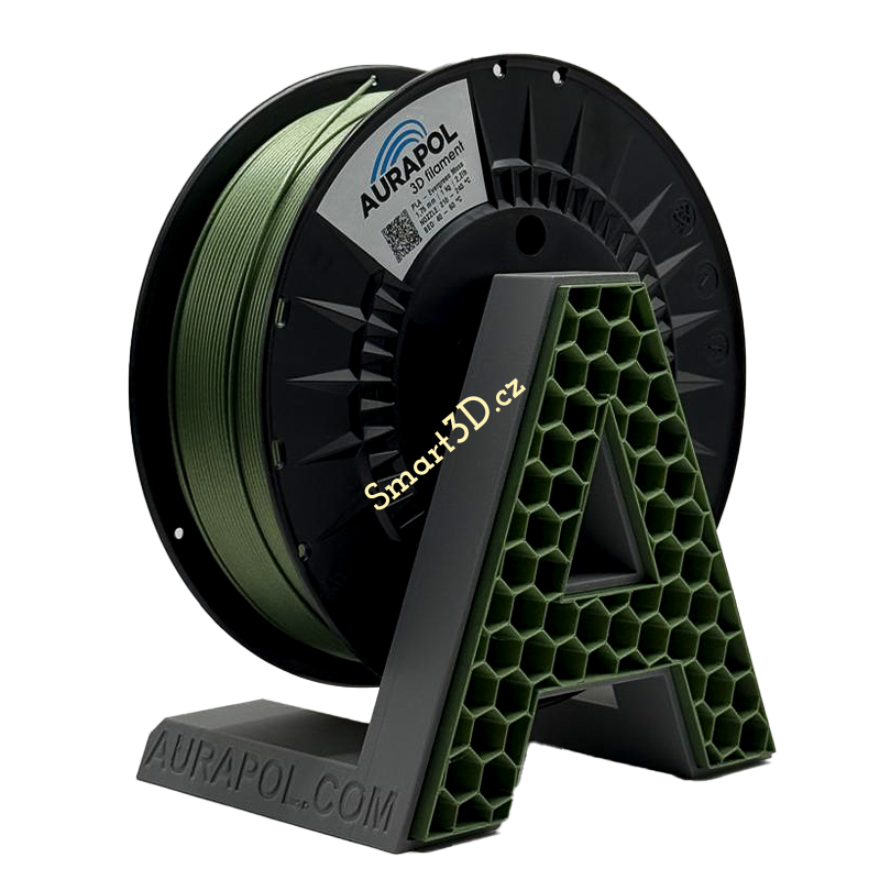 Filament AURAPOL / PLA / EVERGREEN MOSS / 1,75 mm / 1 kg.