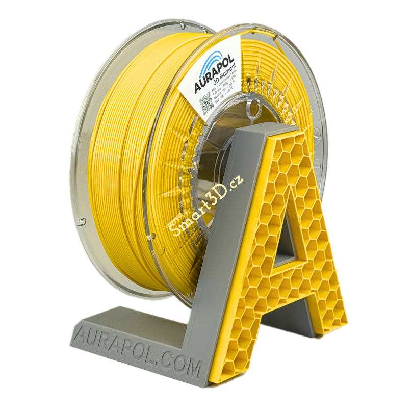 Filament AURAPOL / ASA / ŽLUTÁ "CONSTRUCTION" / 1,75 mm / 850g.