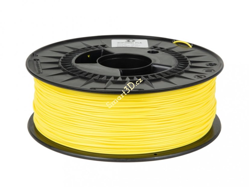 Filament 3D POWER / Basic PLA / ŽLUTÁ / 1,75 mm / 1 kg.