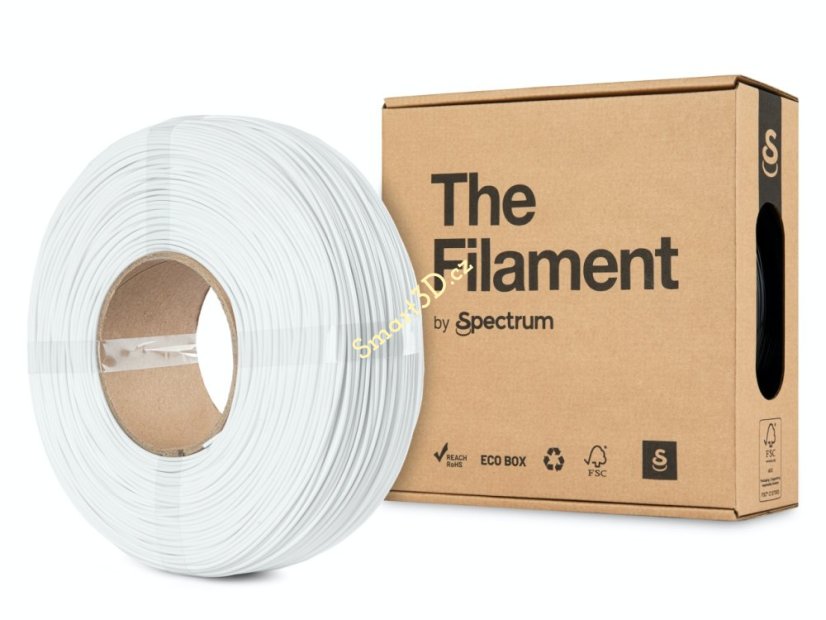 ReFill TheFilament / PETG / BIELA "SNOW" / 1,75 mm / 1 kg