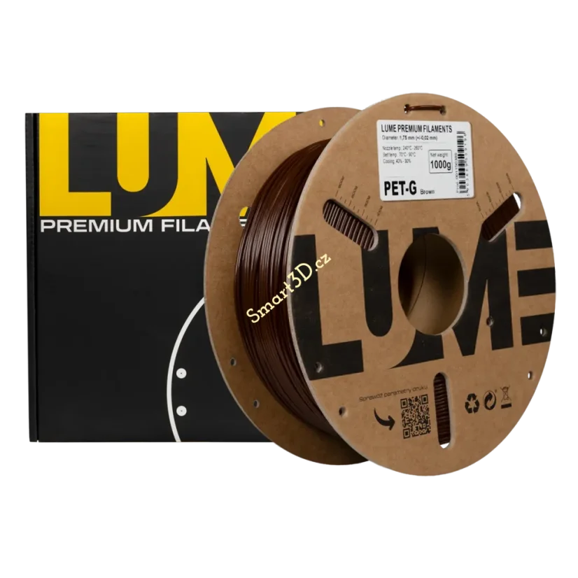 Filament LUME / PETG / HNEDÁ / 1,75 mm / 1 kg