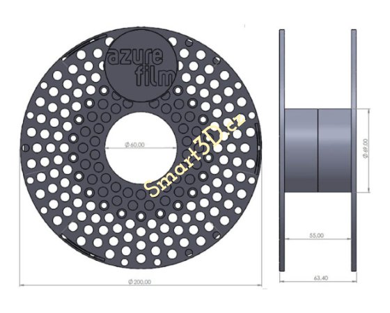 Filament AzureFilm / PLA / SKIN LATTE / 1,75 mm / 1 kg.