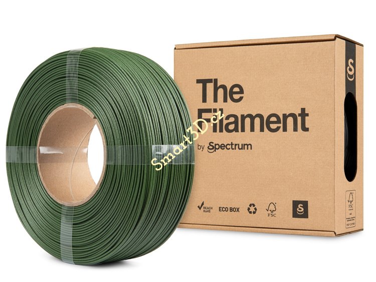 ReFill TheFilament / ASA CF / ZELENÁ / 1,75 mm / 1 kg