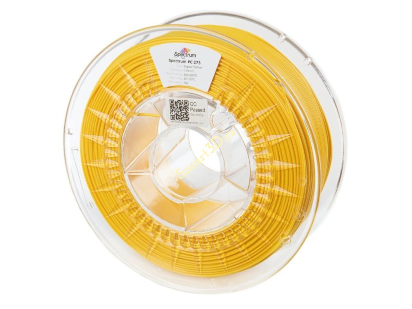 Filament SPECTRUM / PC 275 / SIGNÁLNÍ ŽLUTÁ / 1,75 mm / 1 kg