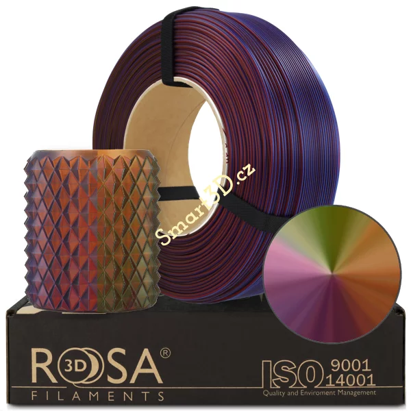 ReFill ROSA3D / PLA MAGIC SILK / VINTAGE GLASS / 1,75 mm / 1 kg