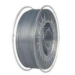 AKCIA - Filament DEVIL DESIGN / PETG / STRIEBORNÁ  / 1,75 mm / 4 x 1 kg. - SET