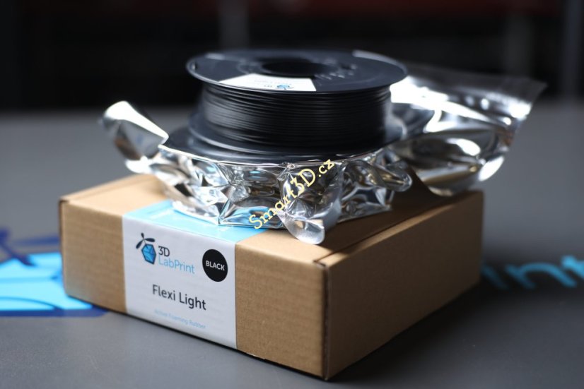 Filament 3DLabPrint / FLEXI LIGHT LW / BLACK 1,75 mm / 330 g