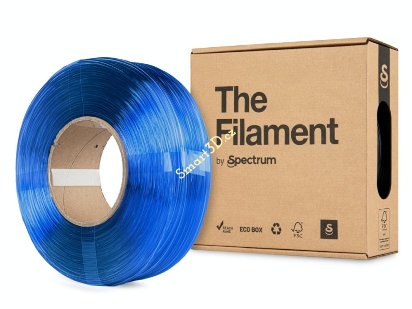 ReFill TheFilament / PETG / TRANSPARENT BLUE / 1,75 mm / 1 kg