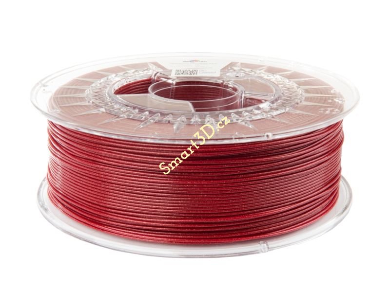 Filament SPECTRUM / PLA GLITTER / ČERVENÁ "SPARKLE" / 1,75 mm / 1 kg