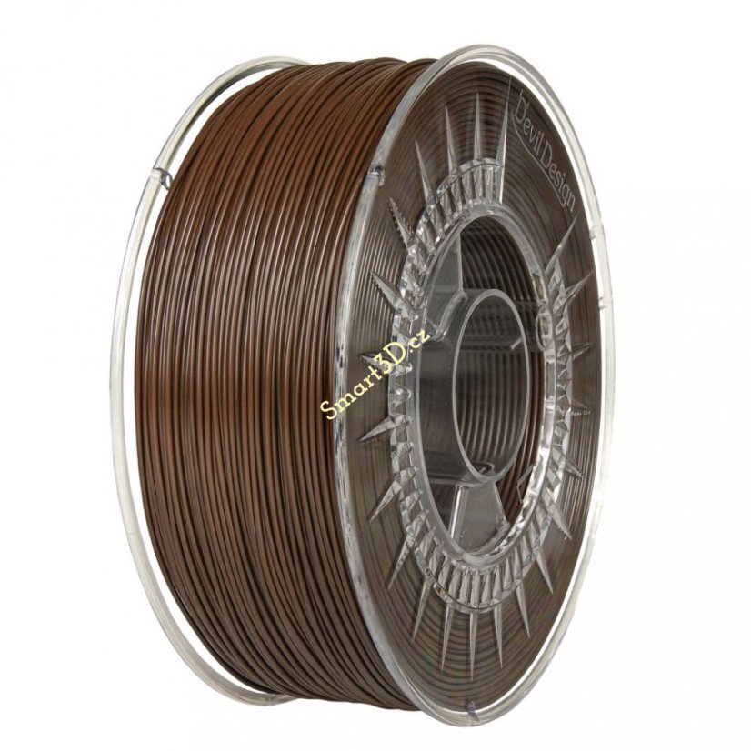 Filament DEVIL DESIGN / ASA / TMAVO HNEDÁ / 1,75 mm / 0,8 kg.