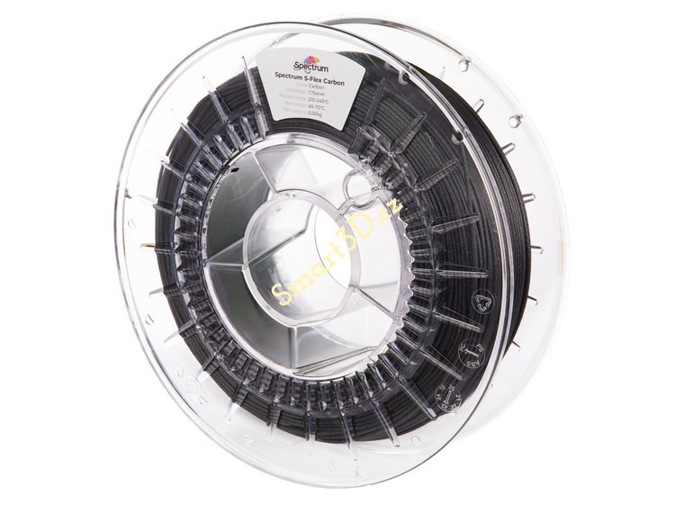 Filament SPECTRUM / S-FLEX CARBON / BLACK / 1,75 mm / 0,25 kg