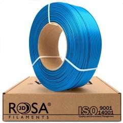 ReFill ROSA3D / PLA Starter / CAPRI BLUE SATIN / 1,75 mm / 1 kg