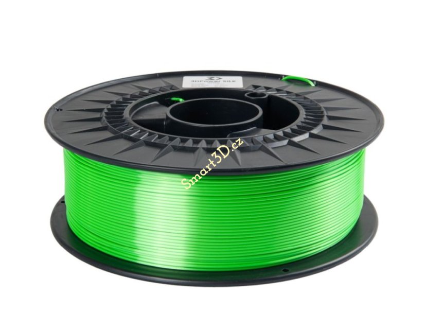 Filament 3D POWER / SILK / ZELENÁ / 1,75 mm / 1 kg.
