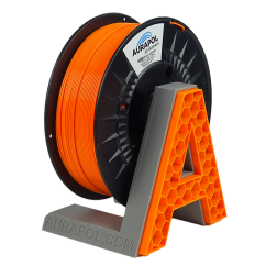 Filament AURAPOL / PLA / JASNĚ ORANŽOVÁ / 1,75 mm / 1 kg.