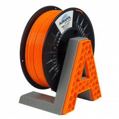 Filament AURAPOL / PLA / BRIGHT ORANGE / 1,75 mm / 1 kg.