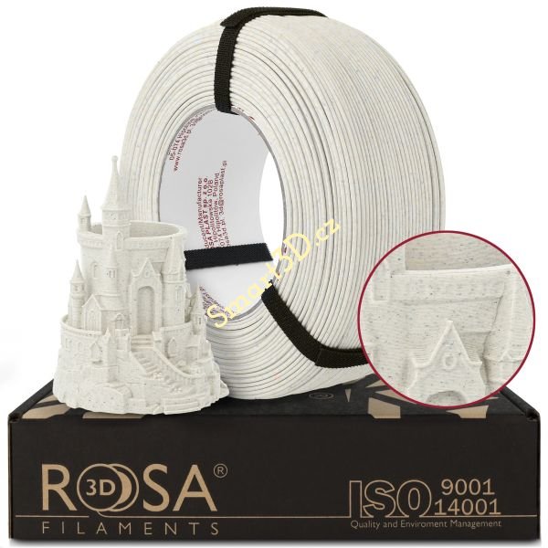 ReFill ROSA3D / PLA SPEED MATT / MRAMOR IVORY ( TEPLÁ BÍLÁ ) / 1,75 mm / 1 kg