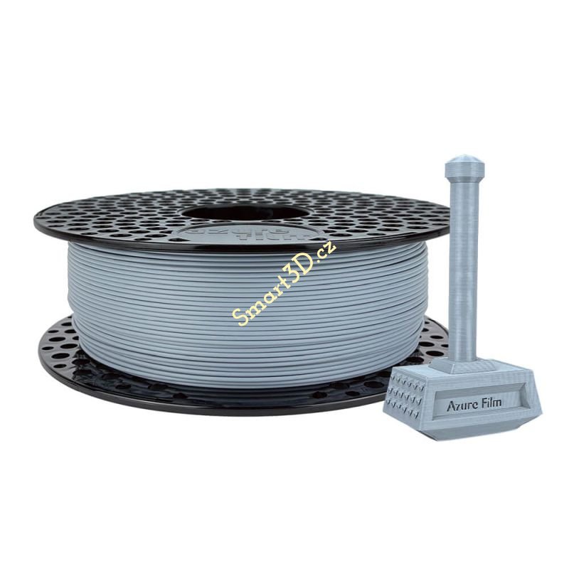 Filament AzureFilm / PLA STRONGMAN / ŠEDÁ / 1,75 mm / 1 kg.