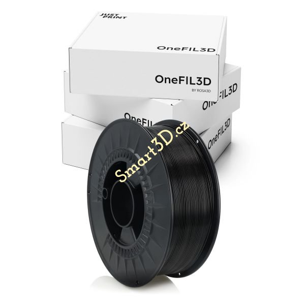 Filament OneFil3D / PETG / ČERNÁ / 1,75mm / 1 kg