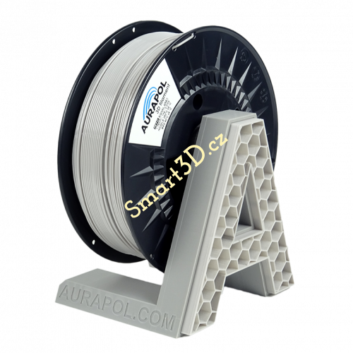 Filament AURAPOL / PETG / SIGNÁLNÍ ŠEDÁ / 1,75 mm / 1 kg.