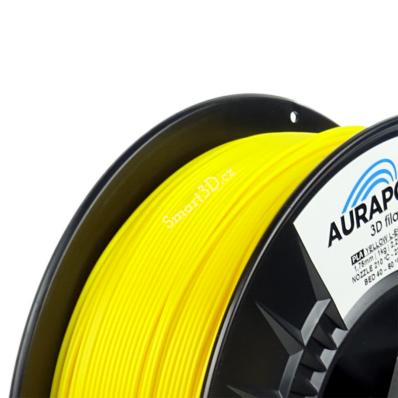Filament AURAPOL / PLA / ŽLUTÁ L-EGO / 1,75 mm / 1 kg.
