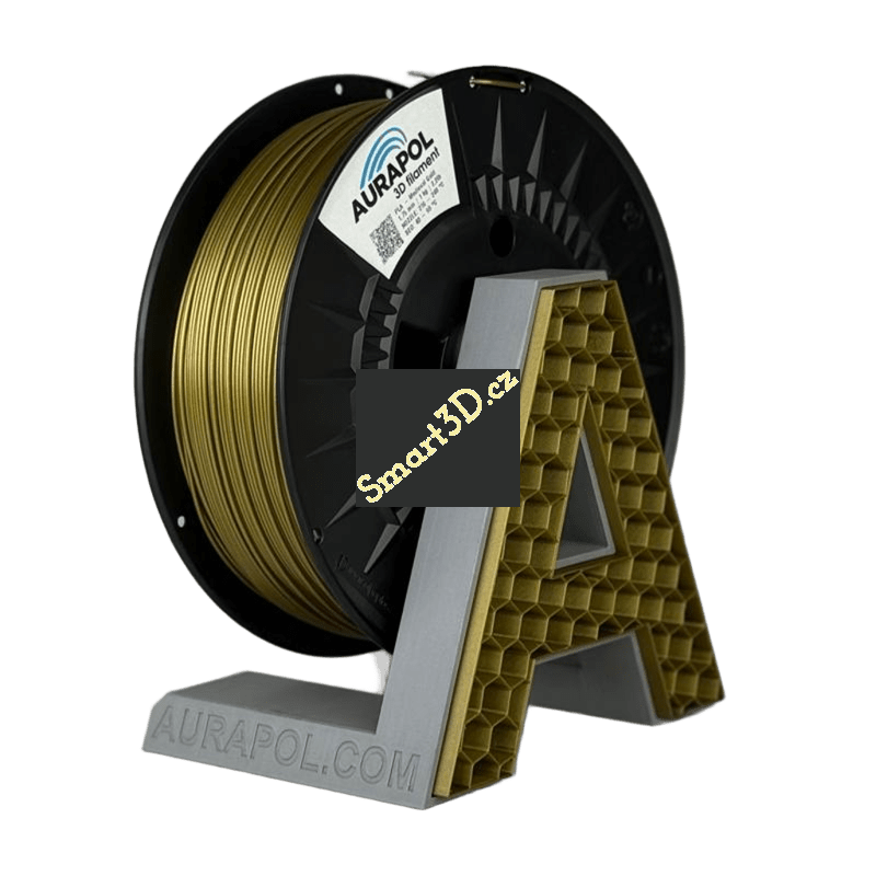 Filament AURAPOL / PLA / MEDIEVAL GOLD / 1,75 mm / 1 kg.