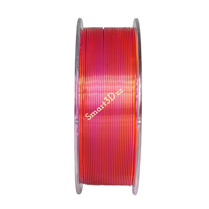 Filament DEVIL DESIGN / PLA SILK DUAL / PINK PEARL + ORANGE / 1,75 mm / 1 kg.