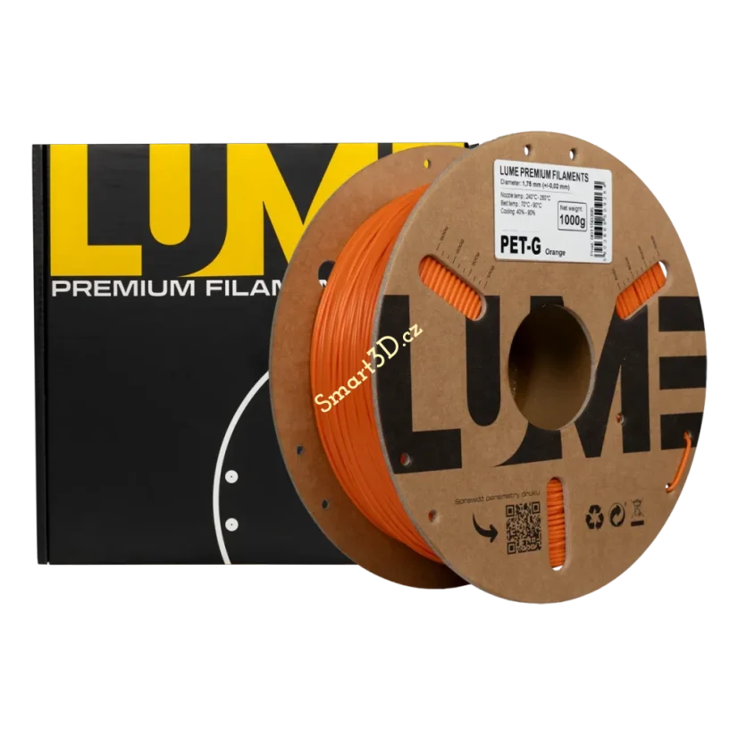 Filament LUME / PETG / ORANŽOVÁ / 1,75 mm / 1 kg