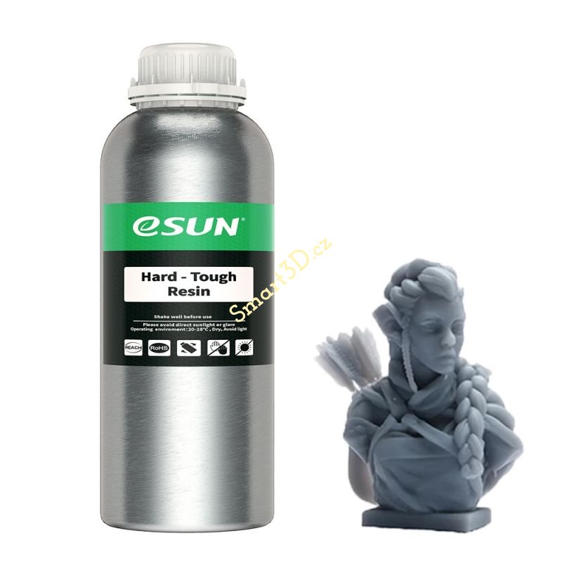 eSUN Hard-tough resin - tvrdý a houževnatý resin 1kg - šedá / gray