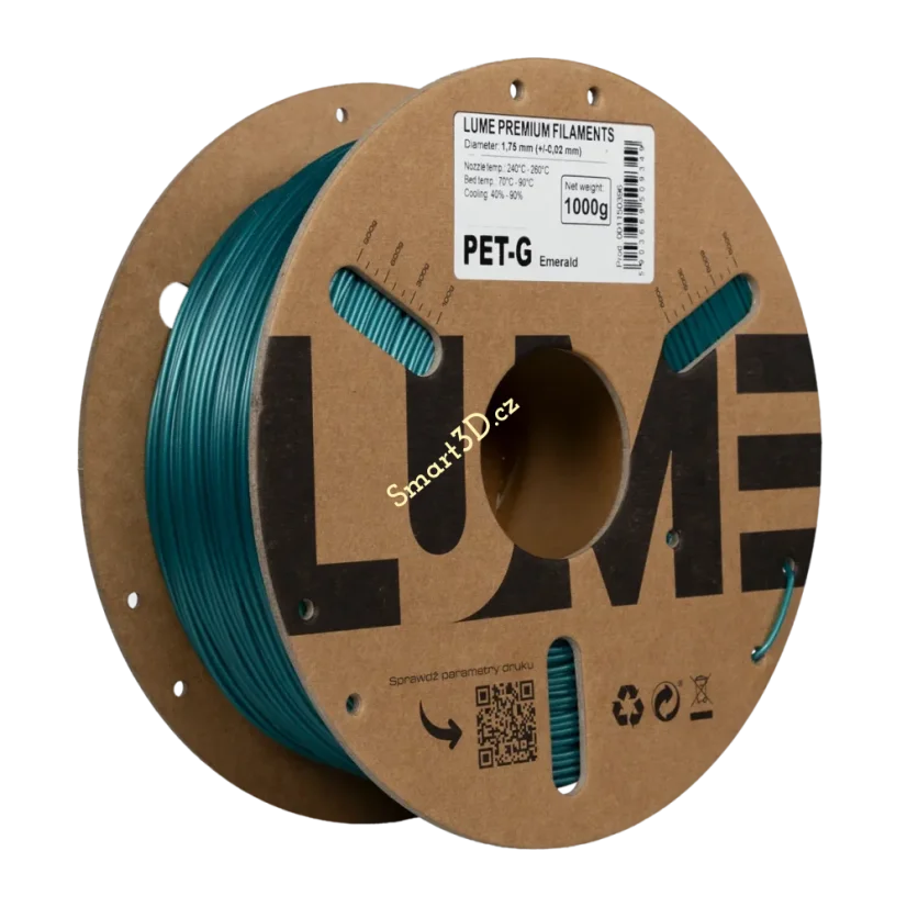 Filament LUME / PETG / EMERALD / 1,75 mm / 1 kg
