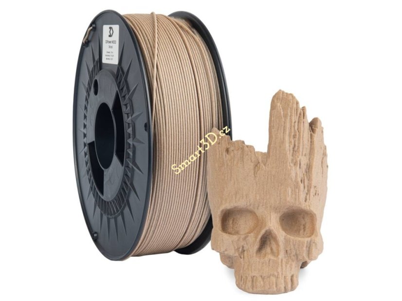 Filament 3D POWER / WOOD / PŘÍRODNÍ / 1,75 mm / 1 kg.