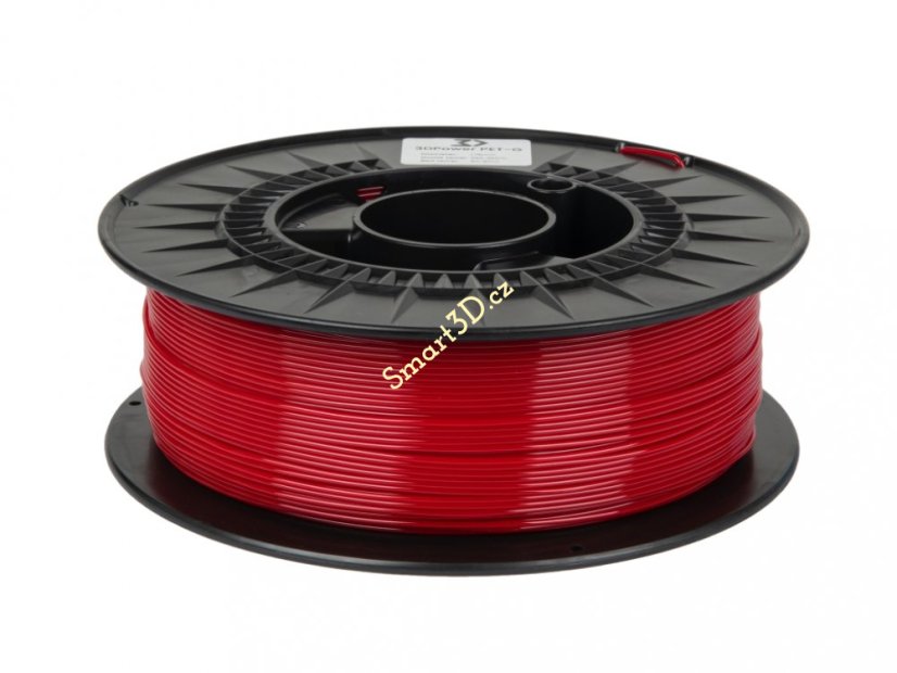 Filament 3D POWER / Basic PETG / ČEREŠŇOVÁ / 1,75 mm / 1 kg.