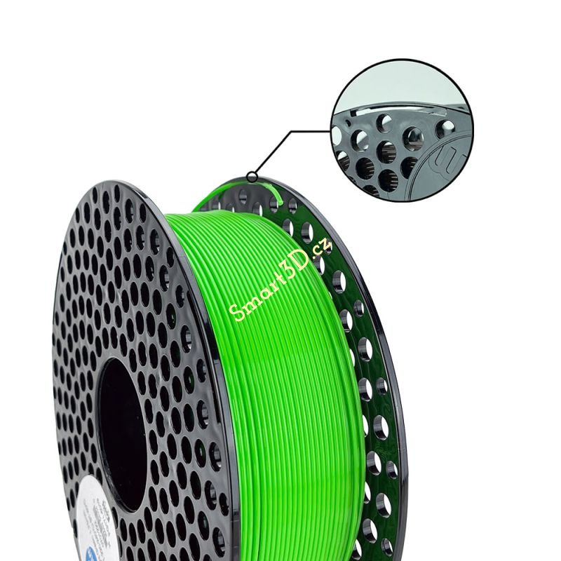 Filament AzureFilm / PETG / SVĚTLE ZELENÁ / 1,75 mm / 1 kg.
