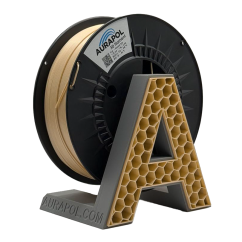 Filament AURAPOL / PLA / ALMOND SILK / 1,75 mm / 1 kg.