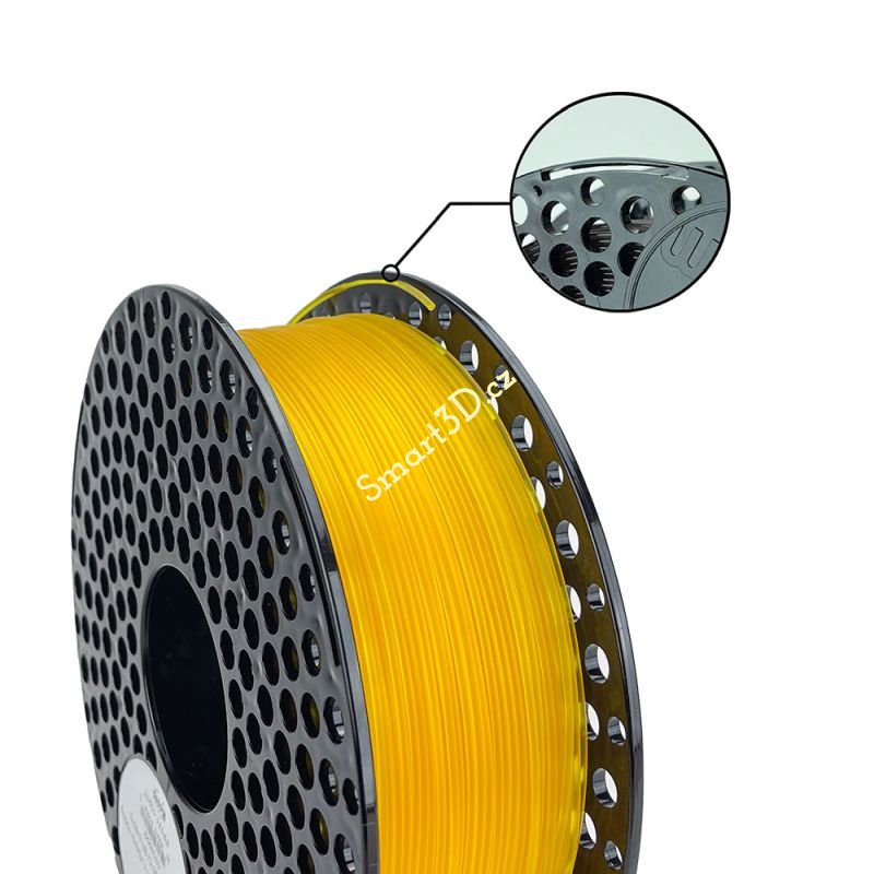 Filament AzureFilm / PLA / ŽLUTÁ  TRANSPARENT / 1,75 mm / 1 kg.