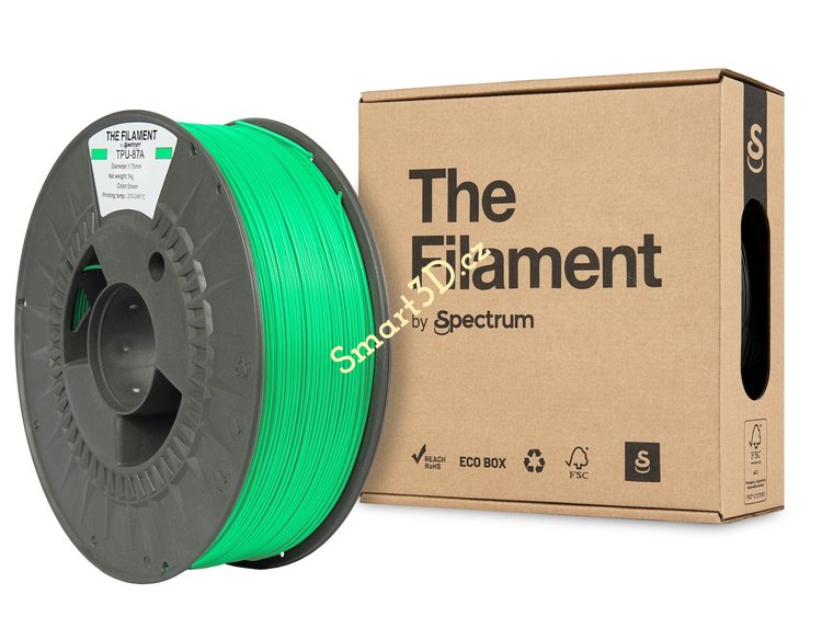 Filament TheFilament / TPU-87A / GREEN / 1,75 mm / 1 kg