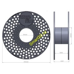 Filament AzureFilm / ASA / DARK GRAY / 1,75 mm / 1 kg.