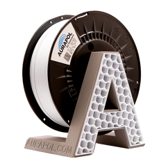 Filament AURAPOL / PETG / BRIGHT WHITE / 1,75 mm / 1 kg.