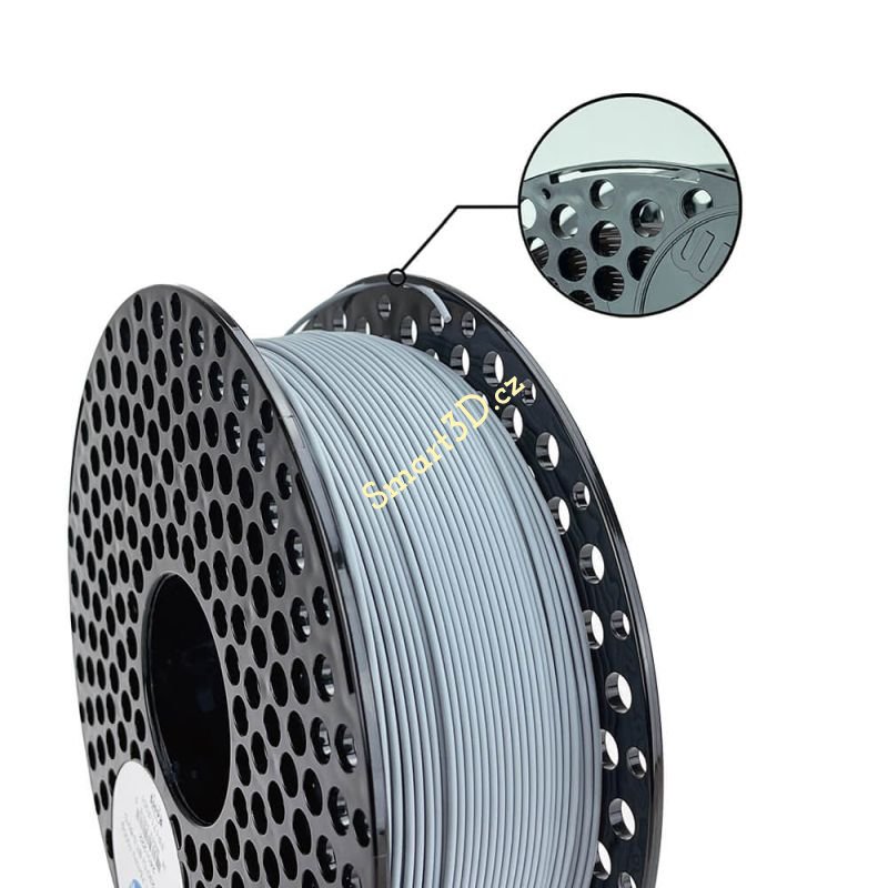 Filament AzureFilm / PLA STRONGMAN / ŠEDÁ / 1,75 mm / 1 kg.
