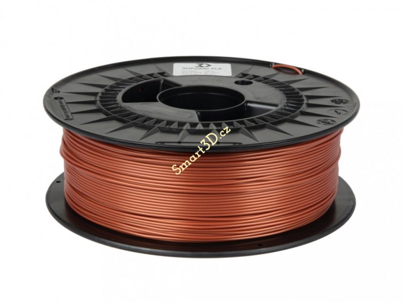 Filament 3D POWER / Basic PLA / MĚDĚNÁ / 1,75 mm / 1 kg.