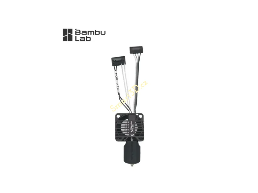 Kompletní sestava hotendu 0,6mm z tvrzené oceli - pro tiskárny X1E