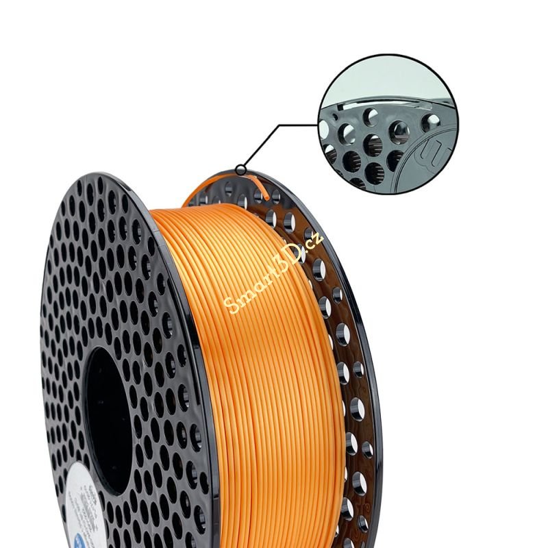 Filament AzureFilm / PLA SILK / ORANŽOVÁ „FLAME“ / 1,75 mm / 1 kg.
