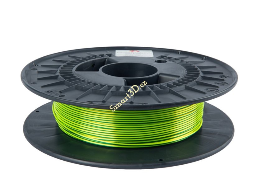Filament 3D POWER / SILK DUAL / ZELENÁ+ŽLUTÁ / 1,75 mm / 0,3 kg.