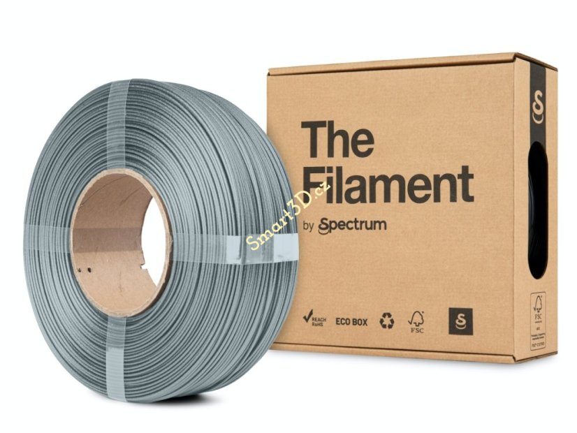 ReFill TheFilament / PETG CF / ŠEDÁ / 1,75 mm / 1 kg