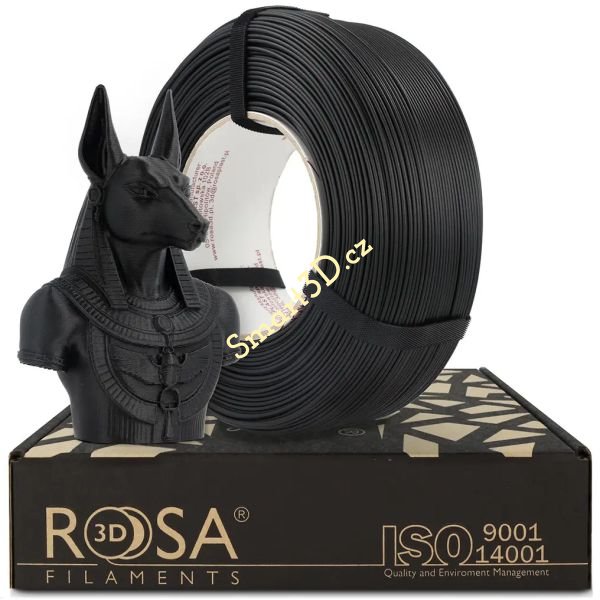 ReFill ROSA3D / PLA-CF / MATT CARBON BLACK / 1,75 mm / 1 kg